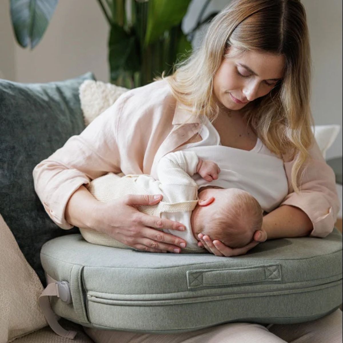 Almofada De Amamentação Inglesina Elysia Harmony Gray - Ergonomic Support for Feeding